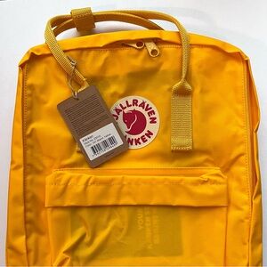 Fjallraven Kånken Classic Backpack Bag Warm Yellow Style # 23510